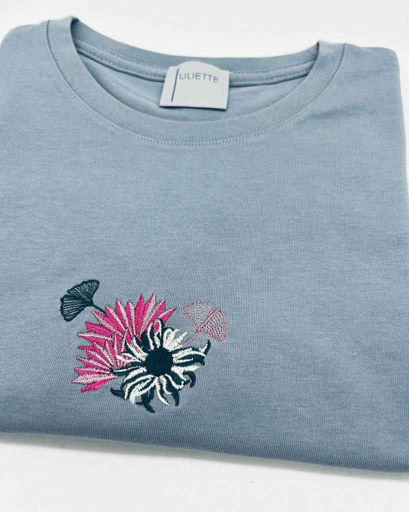 Fleur T-shirt - Blue haze - Juliette Design