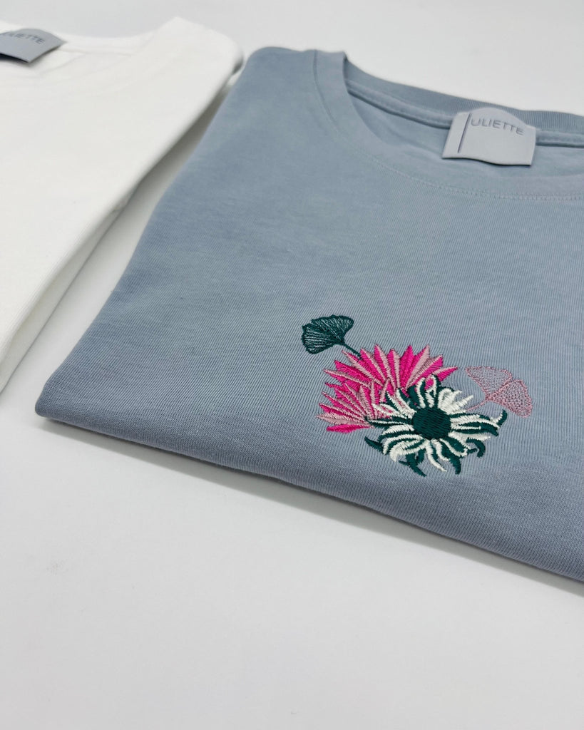 Fleur T-shirt - Blue haze - Juliette Design