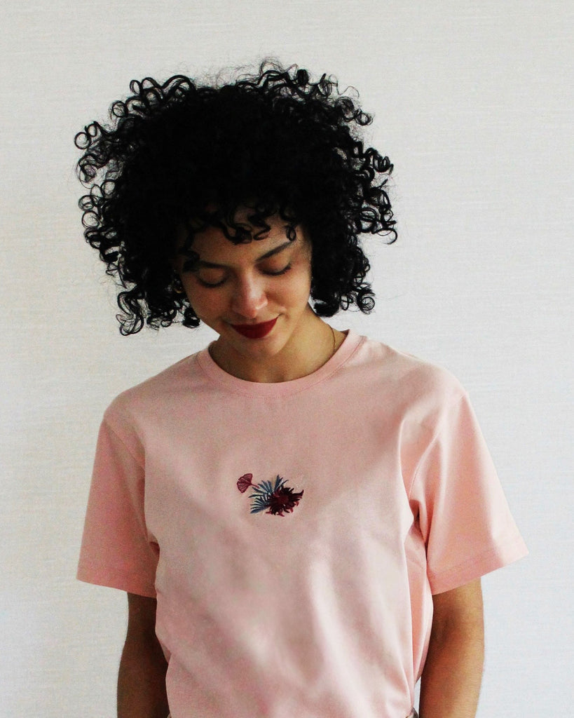 Fleur T-shirt - Petal pink - Juliette Design