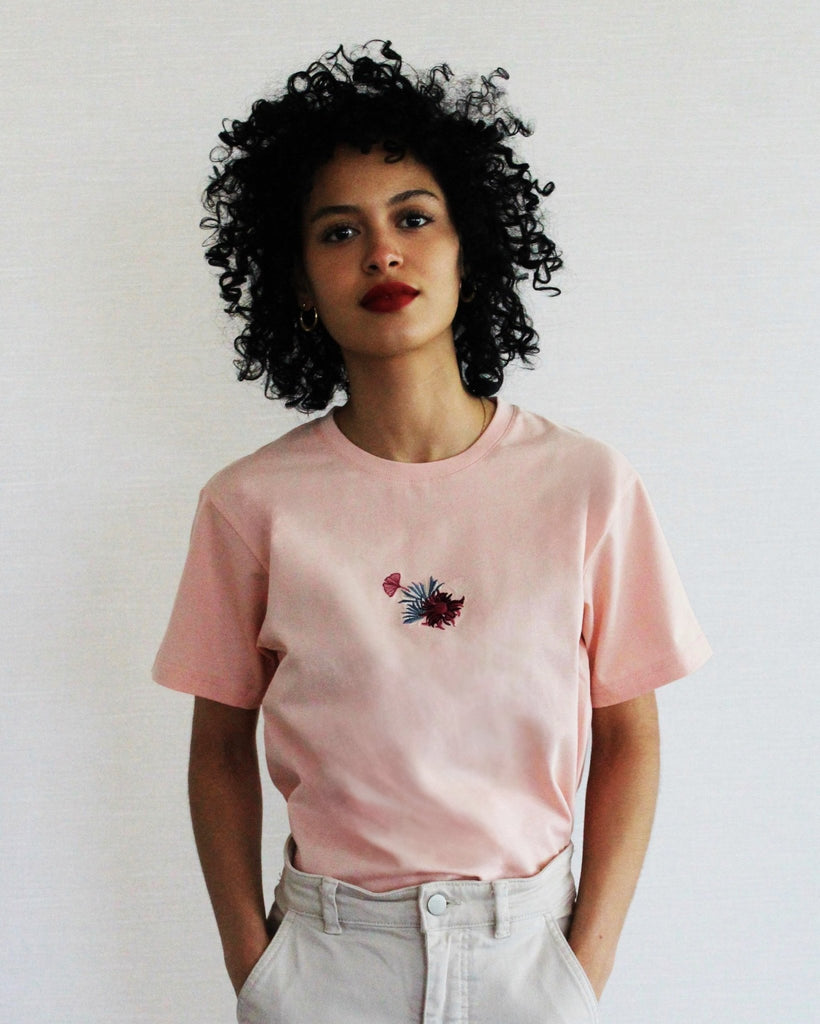 Fleur T-shirt - Petal pink - Juliette Design