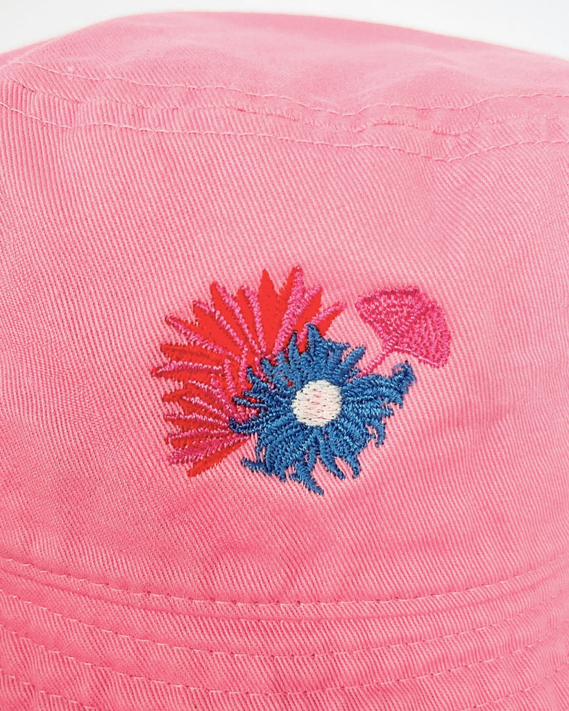 Flora Bucket Hat - Pink - Juliette Design