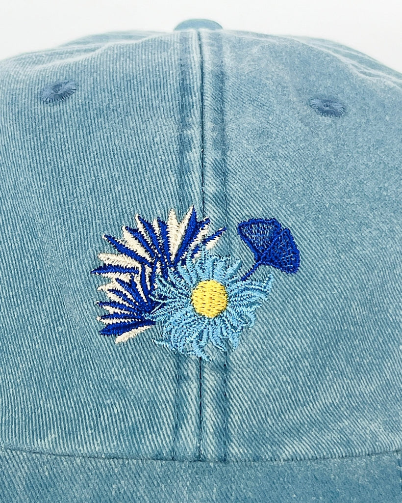 Flora Cap - Washed Denim - Juliette Design