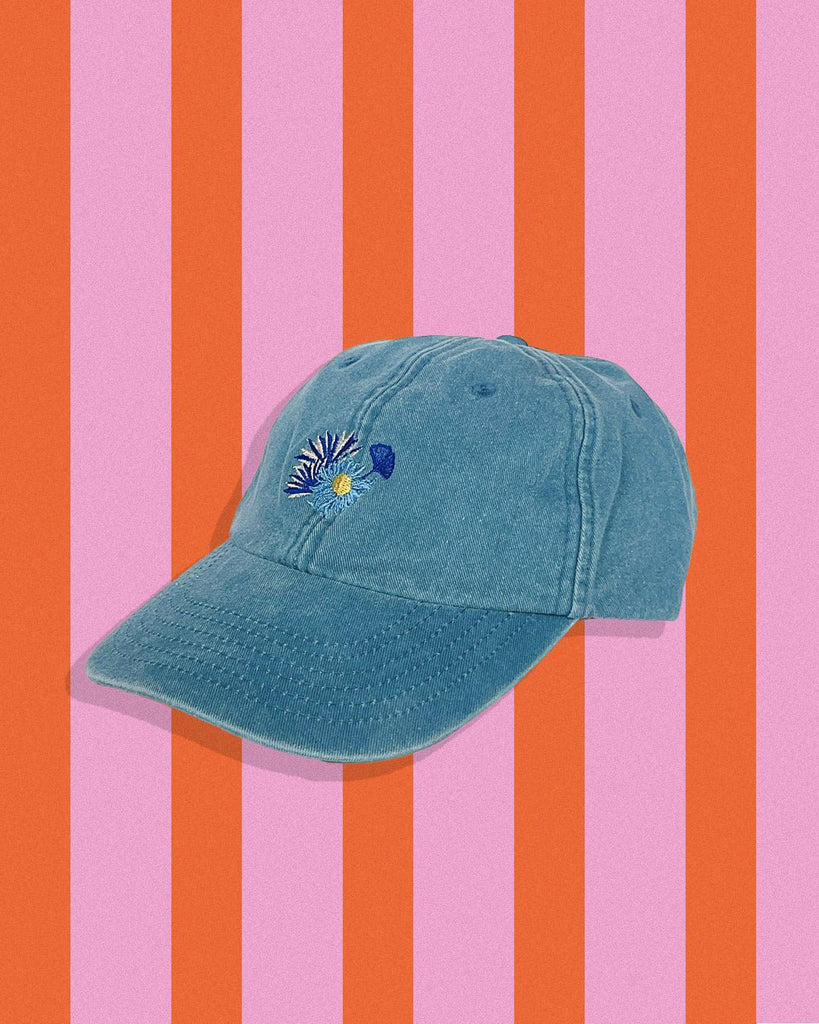 Flora Cap - Washed Denim - Juliette Design