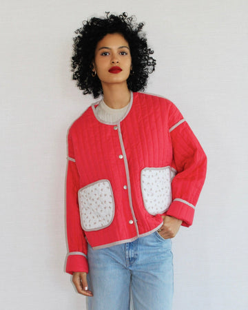Lillie Jacket - Calypso Coral - Juliette Design