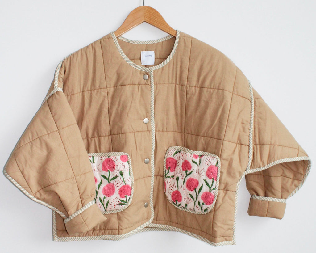 Lillie Jacket - Camel Bloom - Juliette Design