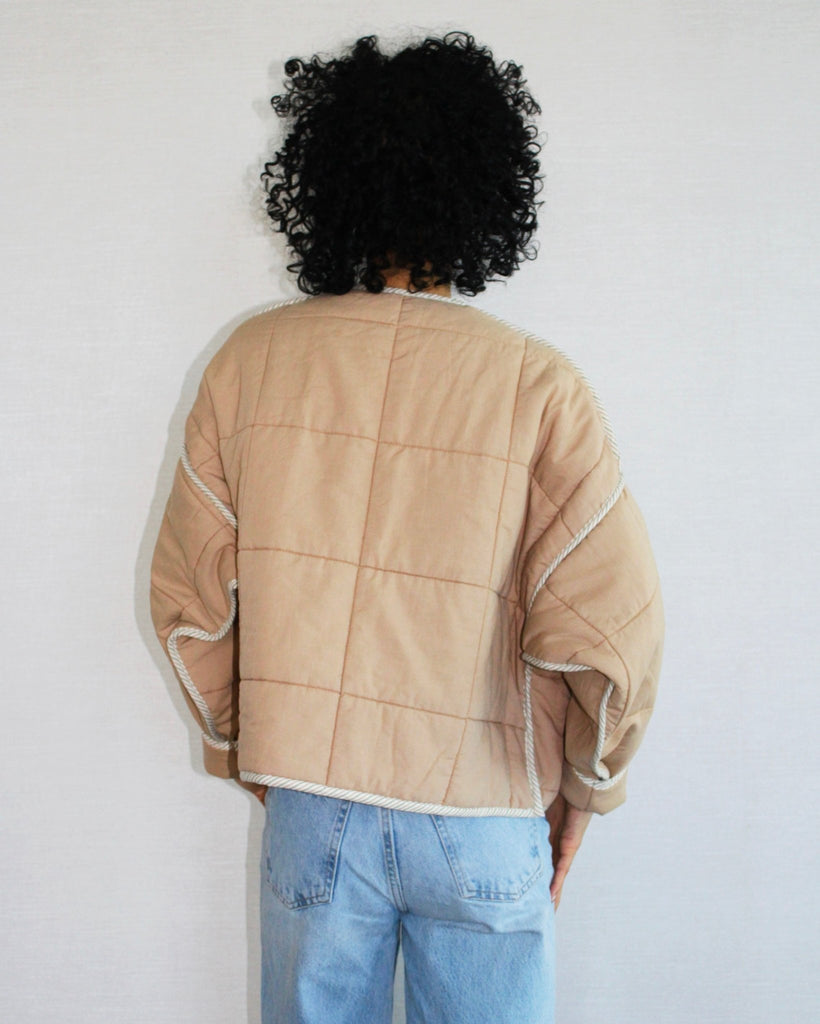 Lillie Jacket - Camel Bloom - Juliette Design