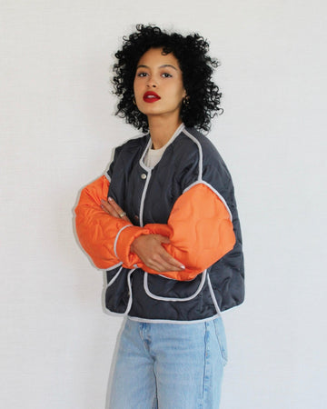 Lillie Jacket - Graphite Ember - Juliette Design