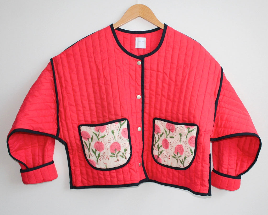 Lillie Jacket - Ruby - Juliette Design