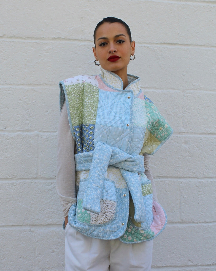 Lou Vest - Spring Blue - Juliette Design