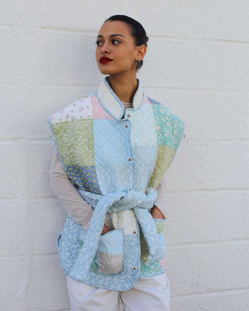 Lou Vest - Spring Blue - Juliette Design