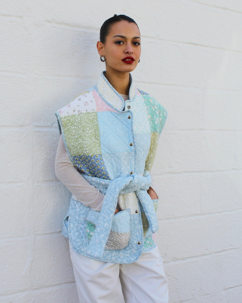 Lou Vest - Spring Blue - Juliette Design